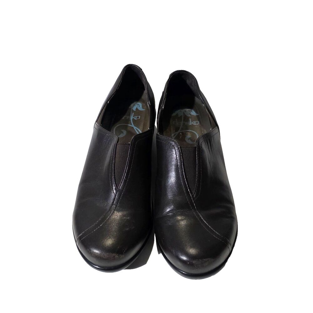Dansko Womens Wedge Loafers Brown Sz 40